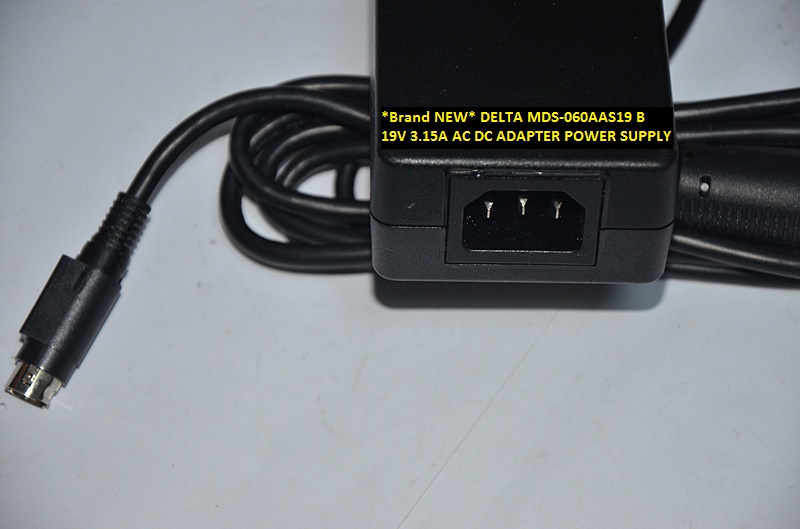 *Brand NEW* 19V 3.15A DELTA MDS-060AAS19 B AC DC ADAPTER POWER SUPPLY
